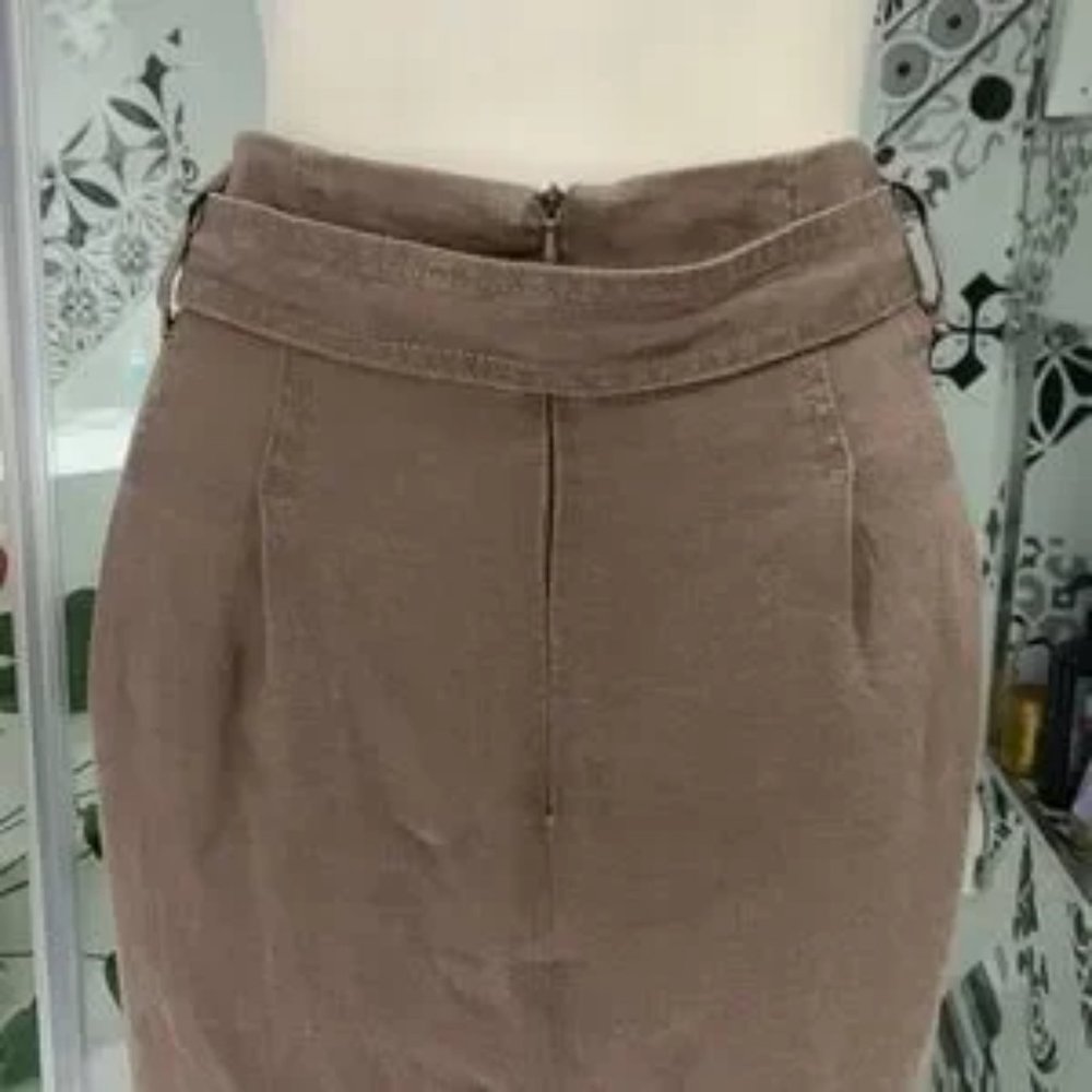 Like🆕🌹VTG Olsen Europe Elegant 💯 % Linen Pencil Skirt - Picture 6 of 9
